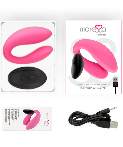MORESSA - LAUREN REMOTE CONTROL STIMULATOR FOR COUPLES