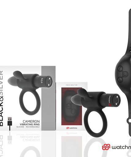 BLACK&SILVER - CAMERON REMOTE CONTROL COCKRING WATCHME