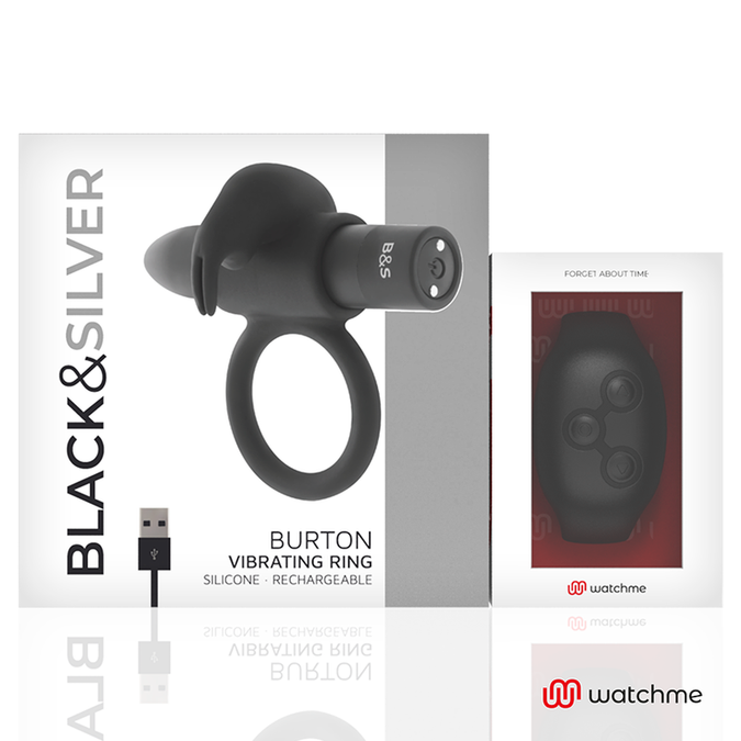 ZWART&ZILVER - BURTON AFSTANDSBEDIENING COCKRING WATCHME