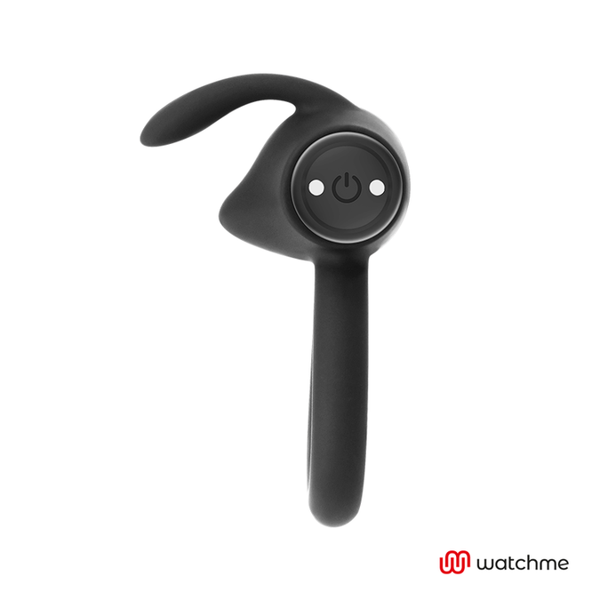 Black&silver – Agron Remote Control Cockring Watchme