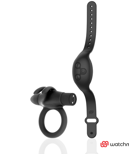BLACK&SILVER - AGRON REMOTE CONTROL COCKRING WATCHME