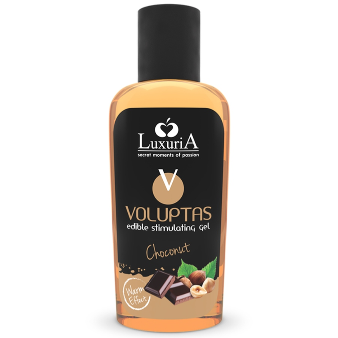 INTIMATELINE LUXURIA - VOLUPTAS EETBARE MASSAGEGEL WARMEND EFFECT - CHOCONUT 100 ML