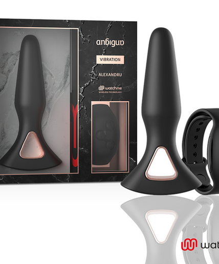 ANBIGUO - WATCHME REMOTE CONTROL VIBRATOR ANAL PLUG ALEXANDRU