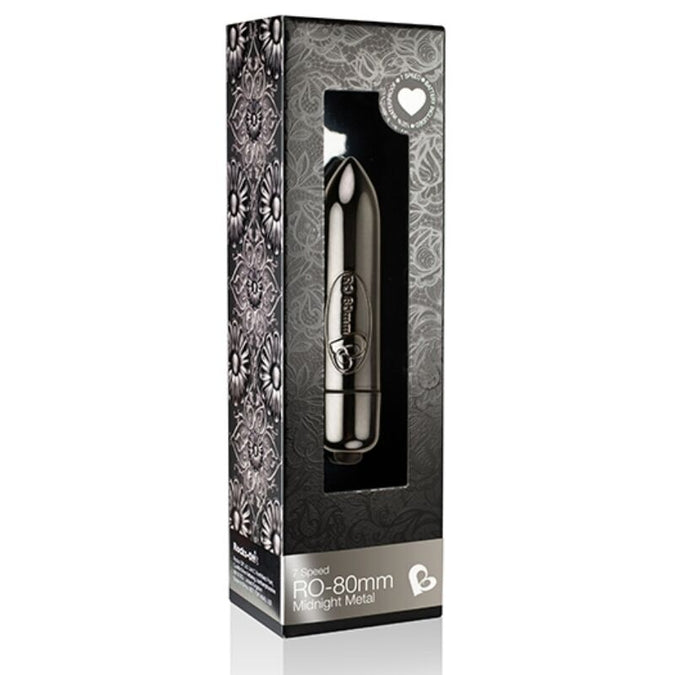 Rocks-Off Vibrerende Kogel Ro – 80MM Midnight Metal