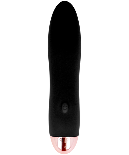 DOLCE VITA - RECHARGEABLE VIBRATOR FOUR BLACK 7 SPEEDS