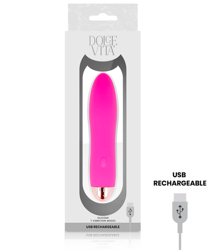 Pleasurements – Dolce Vita – Oplaadbare vibrator Four roze 7 snelheden