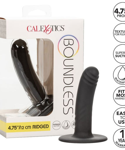 CALEXOTICS - BOUNDLESS DILDO 12 CM COMPATIBLE WITH HARNESS