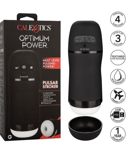 CALEXOTICS - OPTIMUM POWER VIBRATING SUCTION MASTURBATOR