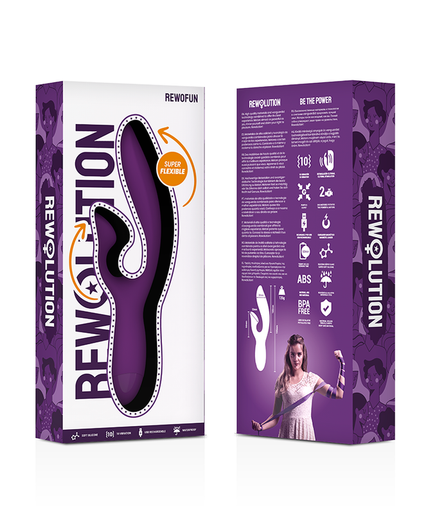 Rewolution – Rewofun Flexibler Vibrator mit Rabbit