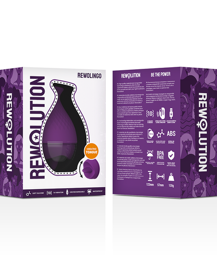 REWOLUTION - REWOLINGO VIBRATOR WITH TONGUE