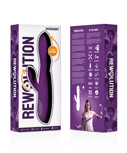 REWOLUTION - REWORABBIT FLEXIBLE VIBRATOR WITH RABBIT