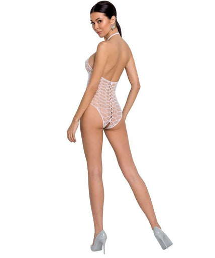 Passie – Dames Bs087 Witte Bodystocking One Size