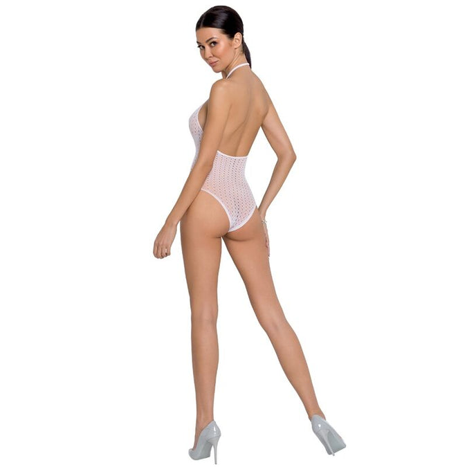Passie – Dames Bs088 Witte Bodystocking One Size