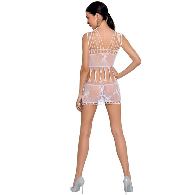 Passie – Dames Bs090 Witte Bodystocking One Size