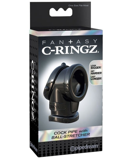 FANTASY C-RINGZ - COCK PIPE WITH BALL STRECH