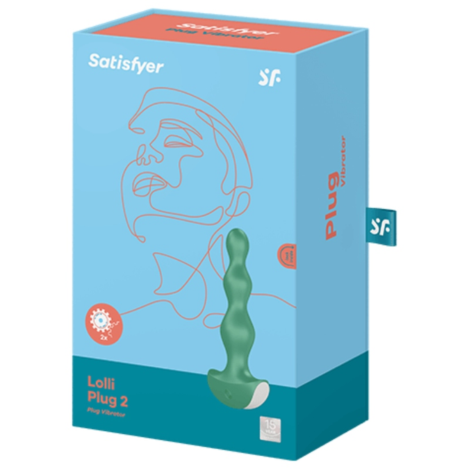 SATISFYER - LOLLI PLUG 2 PLUG VIBRATOR GROEN
