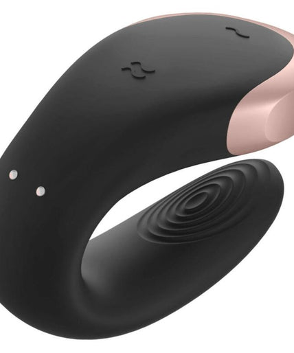 Satisfyer – Double Love Luxe Partnervibrator Zwart