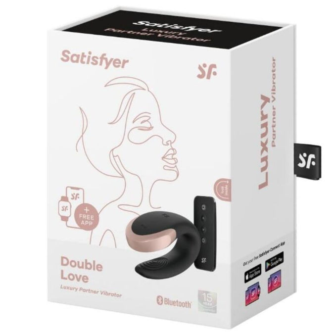 Satisfyer – Double Love Luxus Partner-Vibrator Schwarz
