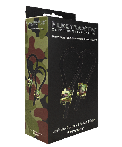 ELECTRASTIM - PRESTIGE ELECTRALOOPS ADJUSTABLE COCK RINGS CAMOUFLAGE