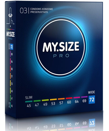 My Size – Pro Condooms 72 Mm 3 Stuks