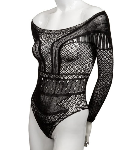 CALEXOTICS - SCANDAL SCHOUDER BODYSUIT ÉÉN MAAT