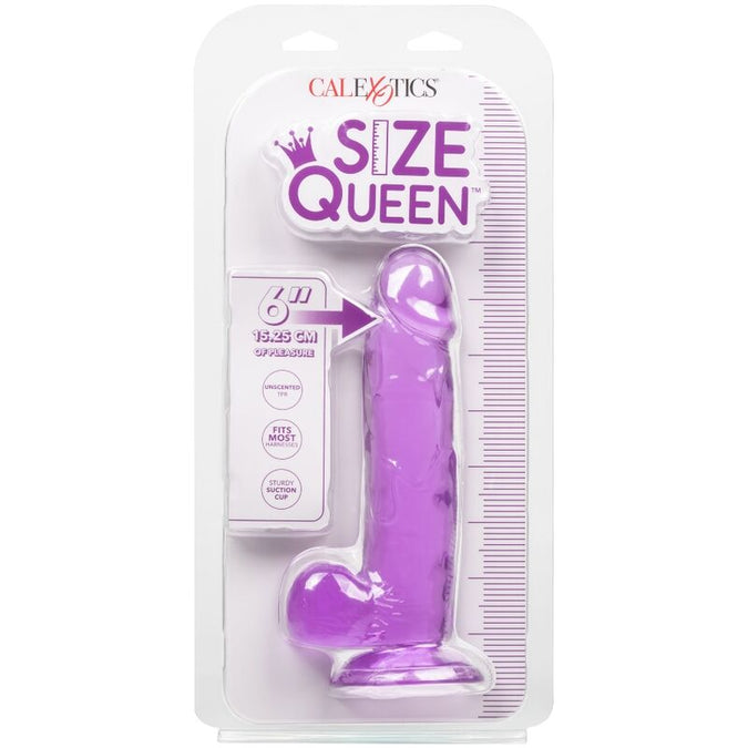 Pleasurements – Calexotics – Size Queen Dildo Purple 15.3 Cm