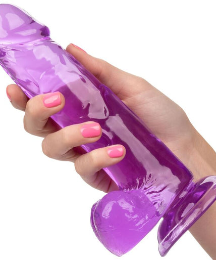 CALEXOTICS - SIZE QUEEN DILDO PURPLE 15.3 CM