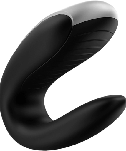 Satisfyer – Double Fun Partner Vibrator Zwart