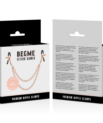 BEGME - BLACK EDITION PREMIUM NIPPLE CLAMPS