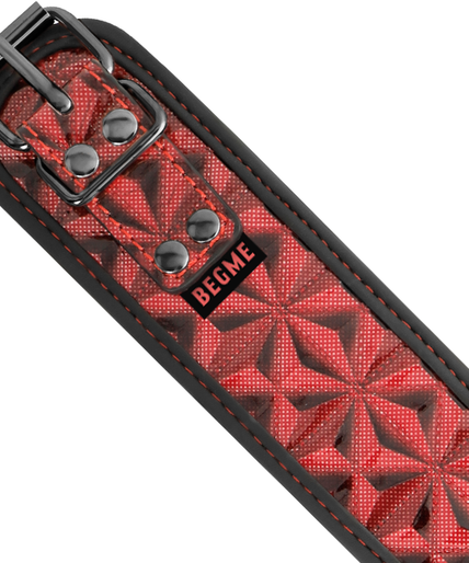 BEGME - RED EDITION COLLAR WITH NIPPLE CLAMPS WITH NEOPRENE LINING