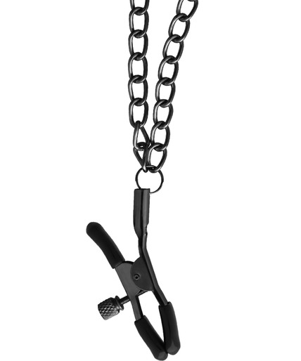 BEGME - RED EDITION COLLAR WITH NIPPLE CLAMPS WITH NEOPRENE LINING