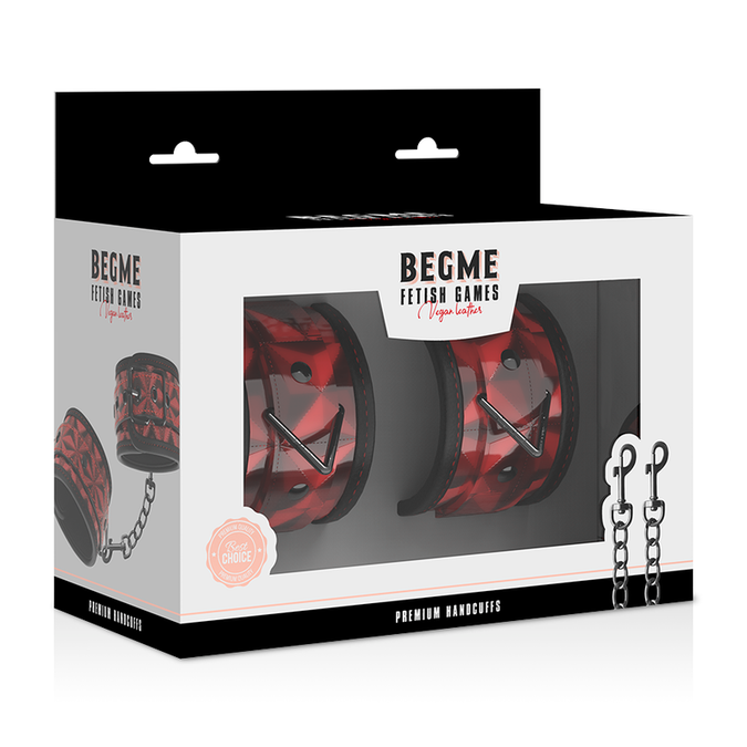 Begme – Red Edition Core Handschellen mit Neoprenfutter 
