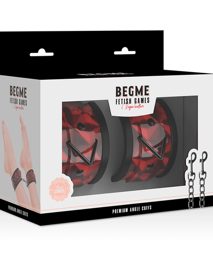BEGME - RED EDITION PREMIUM ANKLE CUFFS WITH NEOPRENE LINING