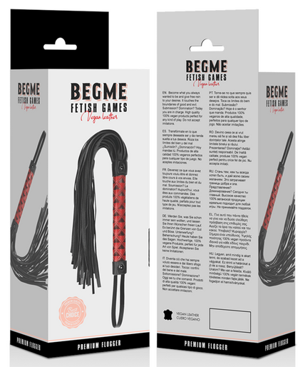 BEGME - RED EDITION VEGAN LEATHER FLOGGER