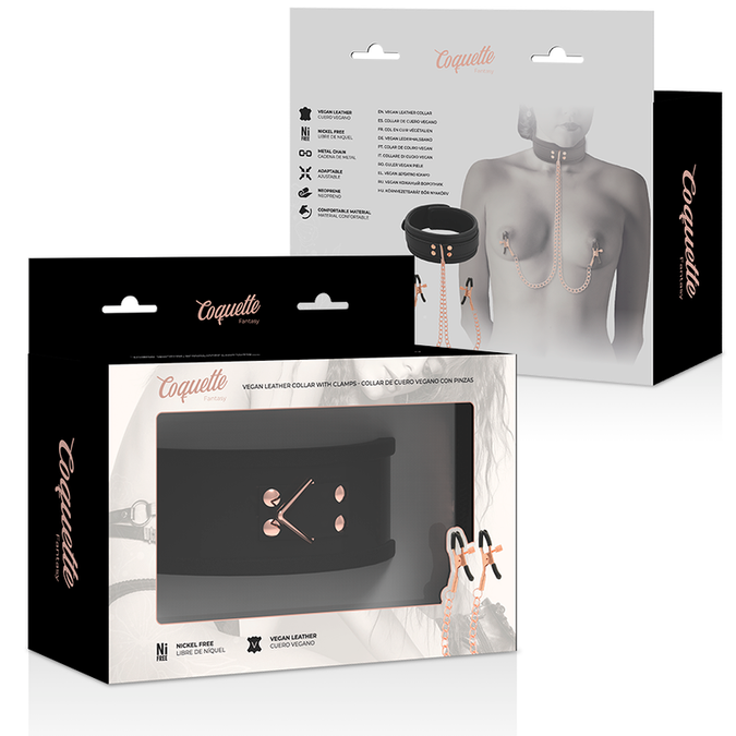 COQUETTE CHIC DESIRE - FANTASY TEPELKLEM KETTING MET NEOPREEN VOERING