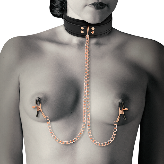 COQUETTE CHIC DESIRE - FANTASY TEPELKLEM KETTING MET NEOPREEN VOERING
