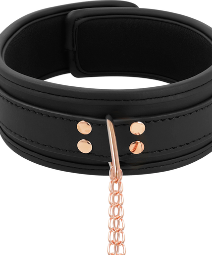 COQUETTE CHIC DESIRE - FANTASY NIPPLE CLAMP NECKLACE WITH NEOPRENE LINING