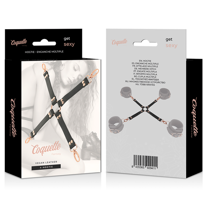 Coquette Chic Desire – Fantasy vegan leren hogtie
