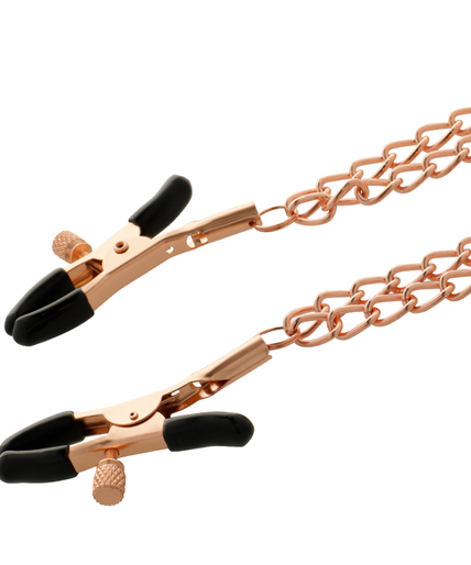 Coquette Chic Desire – Fantasy Metall-Brustwarzenklemmen mit Kette