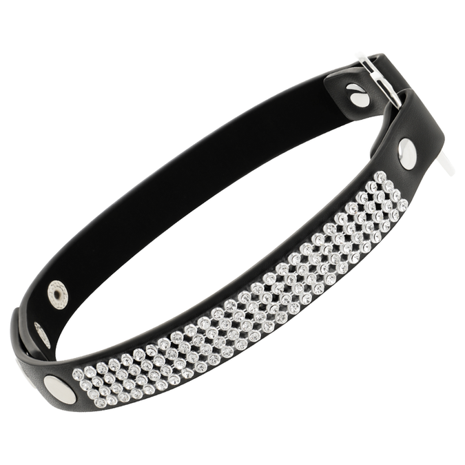 Coquette Chic Desire – Vegan leren choker met hartje