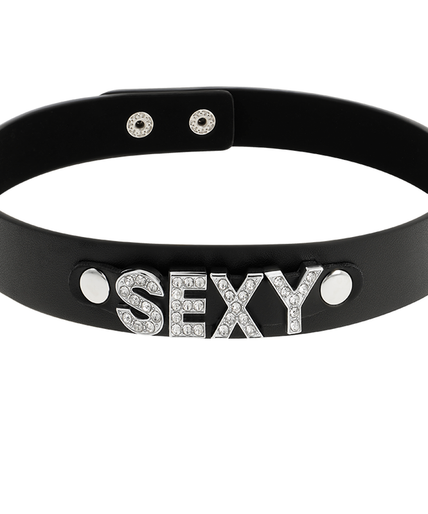 COQUETTE CHIC DESIRE - SEXY VEGAN LEATHER CHOKER