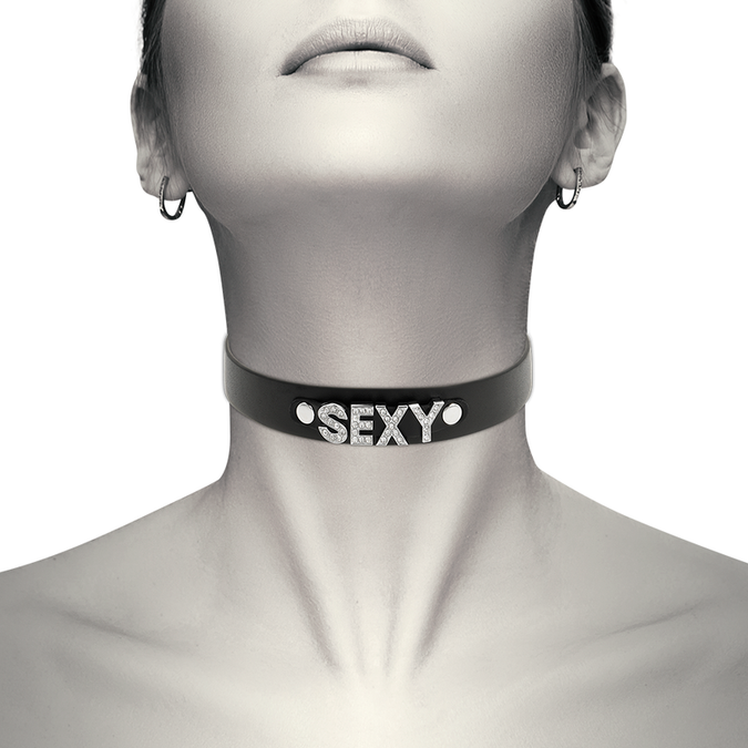 Coquette Chic Desire – Sexy vegan leren choker