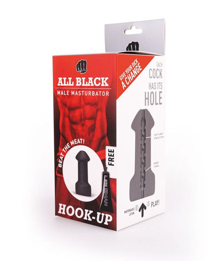 ALL BLACK - MASTURBATOR HOOK-UP