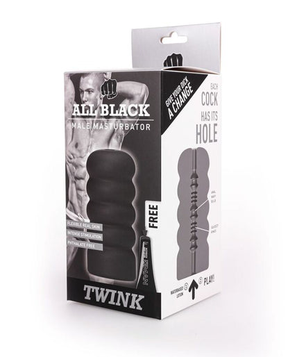ALL BLACK - MASTURBATOR TWINK