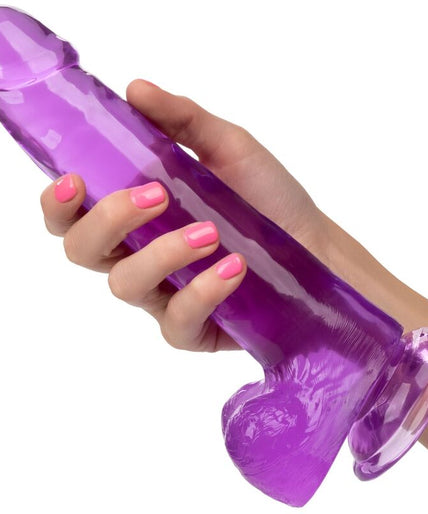 CALEXOTICS - SIZE QUEEN DILDO PURPLE 20.3 CM