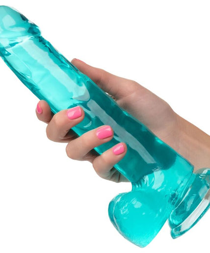 CALEXOTICS - SIZE QUEEN DILDO BLUE 20.3 CM