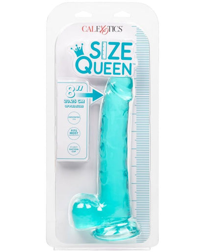 CALEXOTICS - SIZE QUEEN DILDO BLUE 20.3 CM