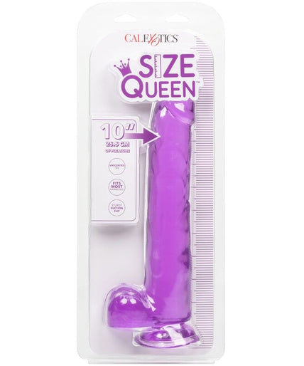 CALEXOTICS - SIZE QUEEN DILDO PURPLE 25.5 CM