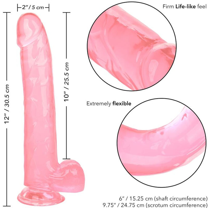 CALEXOTICS - SIZE QUEEN DILDO ROZE 25,5 CM