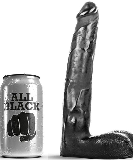 ALL BLACK - DILDO REALISTIC 21 CM